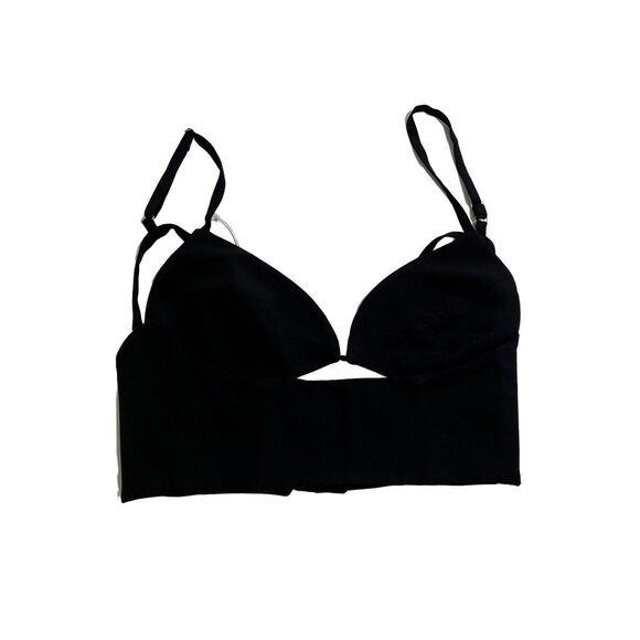 ARTLESS by Orlando Silk Corset Top in Black - Picture 1 of 4
